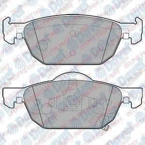 DELPHI LP2144 Fren Balatasi On (155mm) Accord Ix 08-